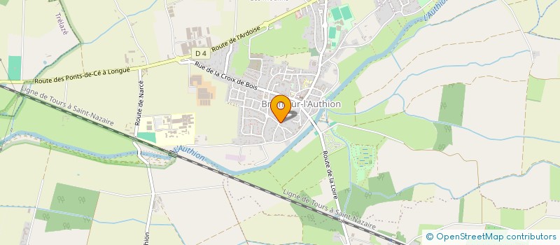 localisation de l'entreprise SCI GUERIN  LOIRE-AUTHION