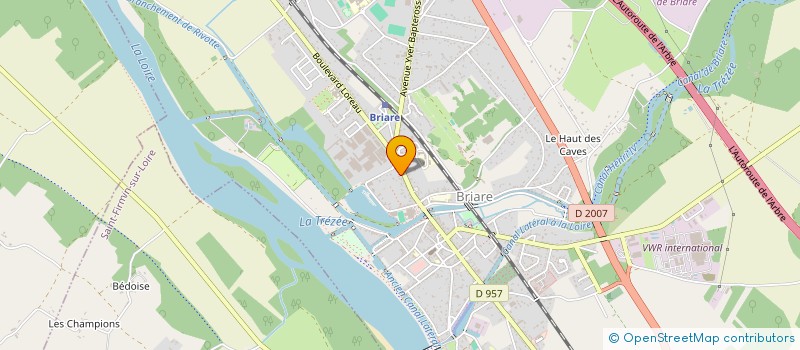localisation de l'entreprise SCI GUERIN à BRIARE