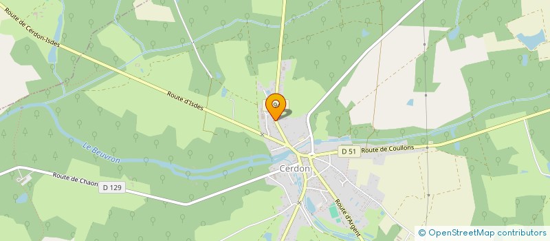 localisation de l'entreprise SCI GUERIN  CERDON