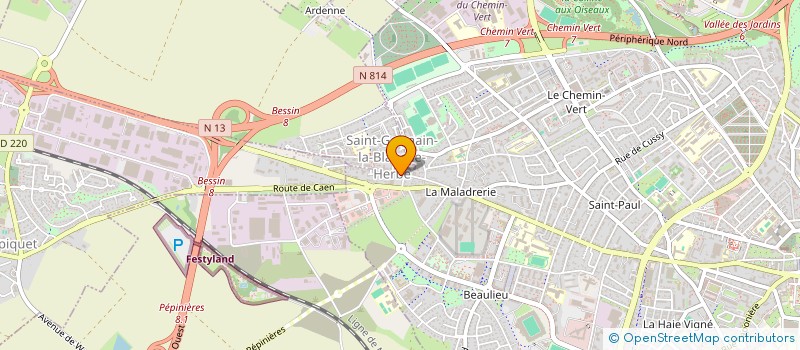 localisation de l'entreprise SCI GUERIN à CAEN