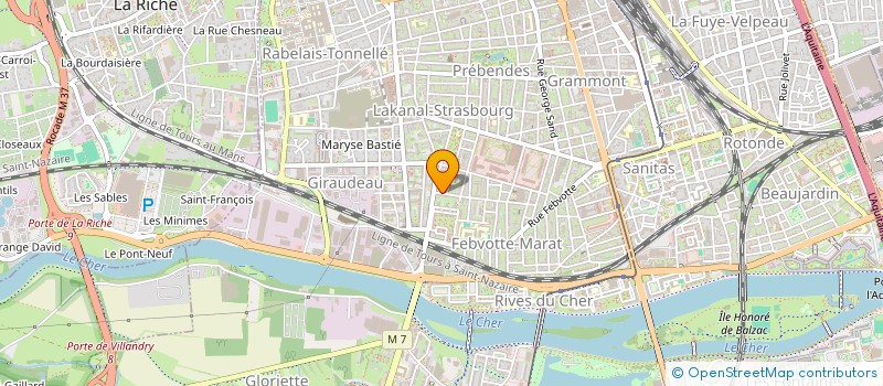 localisation de l'entreprise SCI GUERIN  TOURS