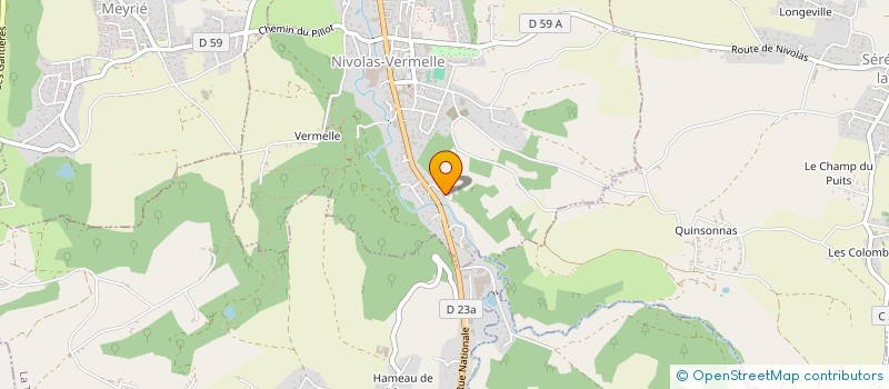 localisation de l'entreprise SCI GUERIN  NIVOLAS-VERMELLE