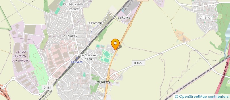 localisation de l'entreprise SCI GUERIN  LOUVRES