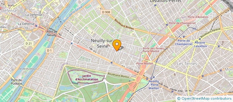 localisation de l'entreprise SCI GUERIN 91 AV DU ROULE à NEUILLY-SUR-SEINE