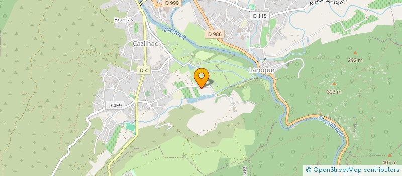 localisation de l'entreprise SCI GUERIN B5 à CAZILHAC