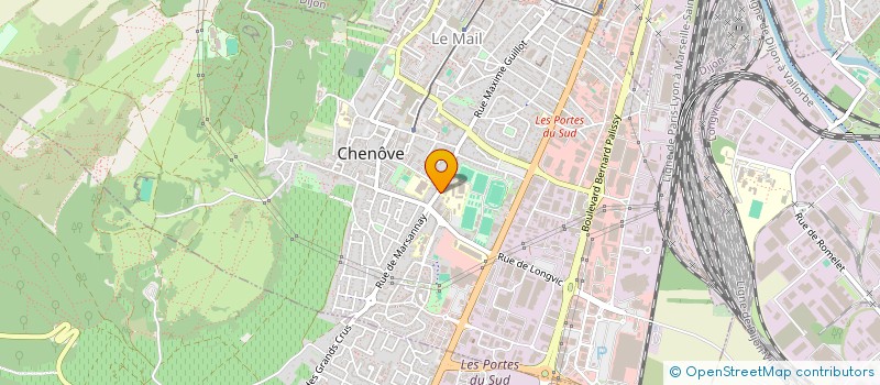 localisation de l'entreprise SCI GUERIN COLLIGNON à CHENOVE