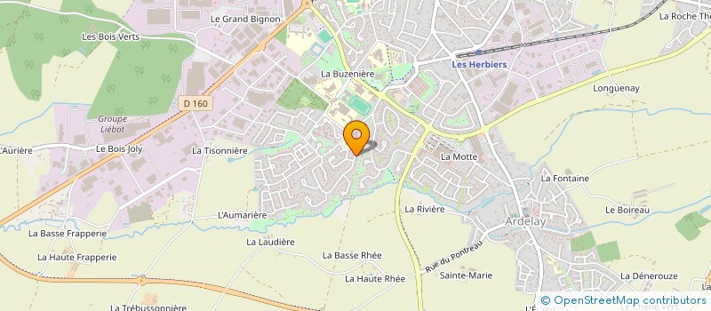 localisation de l'entreprise SCI GUERIN-GUSTON à LES HERBIERS