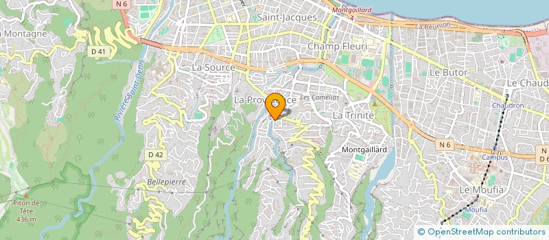 localisation de l'entreprise SCI GUERIN IMMO à SAINT-DENIS