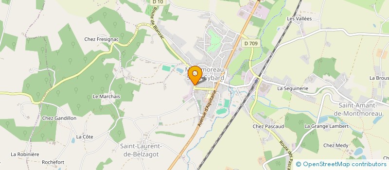 localisation de l'entreprise SCI GUERIN MAISON  MONTMOREAU