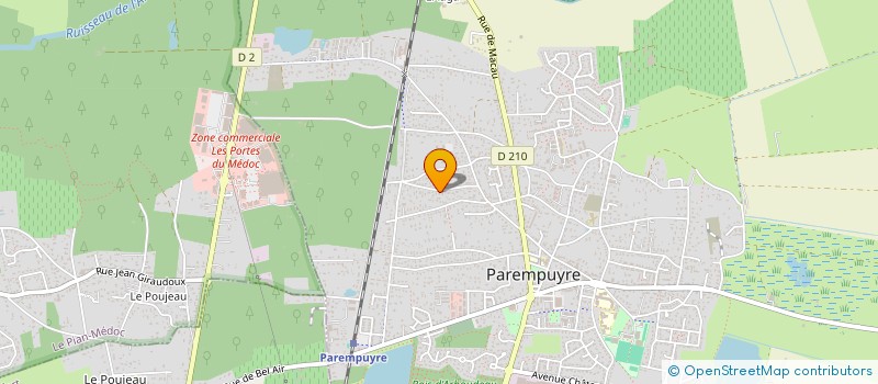 localisation de l'entreprise SCI GUERIN-PENNAMEN  PAREMPUYRE