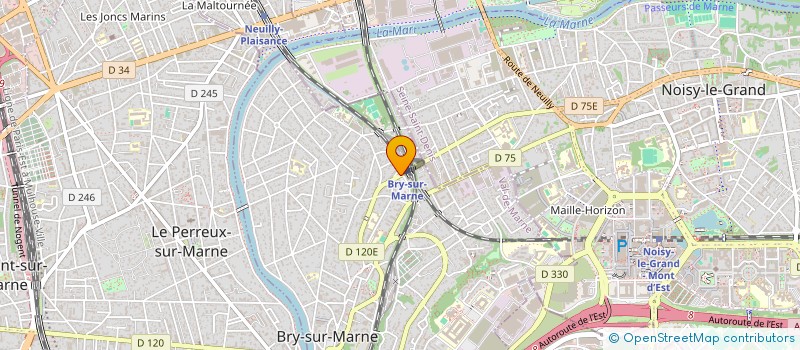 localisation de l'entreprise SCI GUERIN-TRUMEAU  BRY SUR MARNE