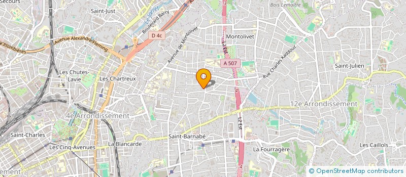 localisation de l'entreprise SCI GUERINI à MARSEILLE