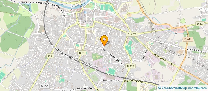 localisation de l'entreprise SCI GUERINI  DAX