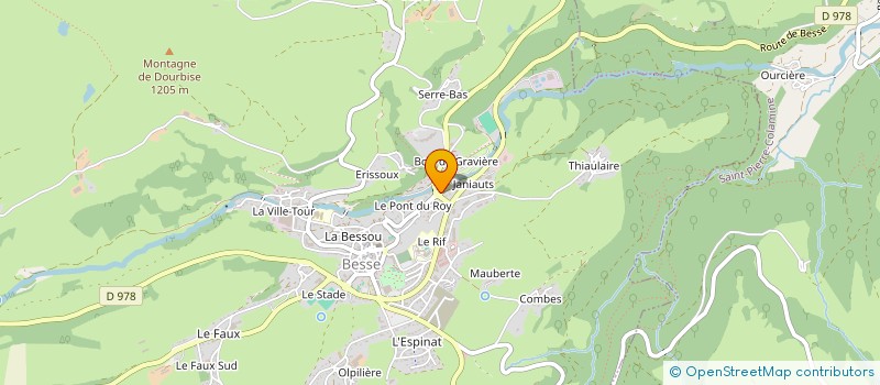 localisation de l'entreprise SCI GUERITAT  BESSE-ET-SAINT-ANASTAISE