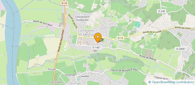 localisation de l'entreprise SCI GUERLANDE  CAMBLANES-ET-MEYNAC