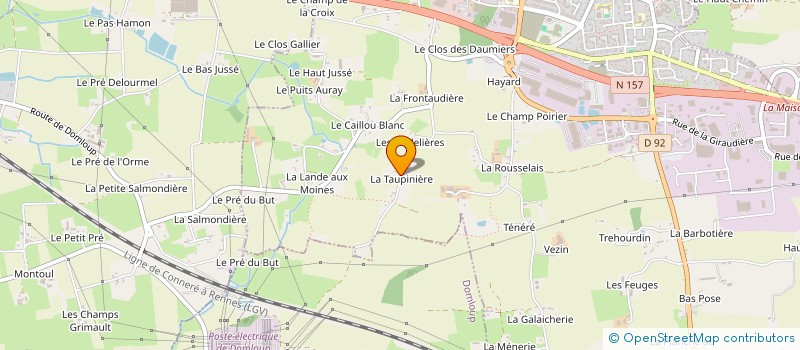 localisation de l'entreprise SCI GUERLEDAN à NOYAL-SUR-VILAINE