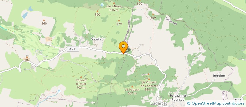 localisation de l'entreprise SCI GUERNE à LA BASTIDE-DE-SEROU