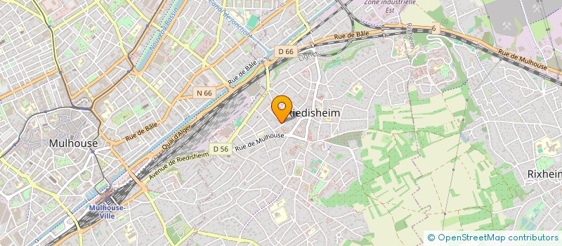 localisation de l'entreprise SCI GUERNIKA  RIEDISHEIM