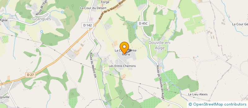 localisation de l'entreprise SCI GUEROULT BONNET  DOUVILLE-EN-AUGE