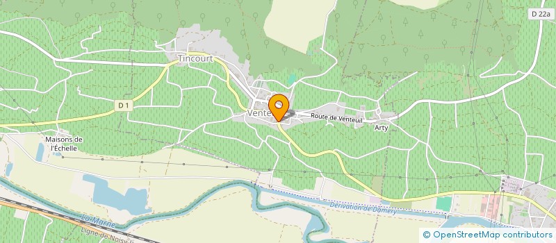 localisation de l'entreprise SCI GUERRE ET FILS  VENTEUIL