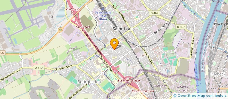 localisation de l'entreprise SCI GUERRERA  SAINT-LOUIS