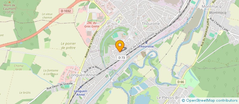 localisation de l'entreprise SCI GUERRERO-CROMBEZ  THOUROTTE