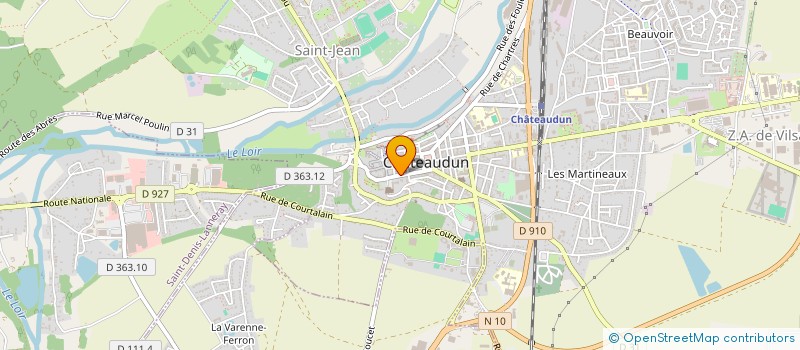 localisation de l'entreprise SCI GUERREY à CHATEAUDUN