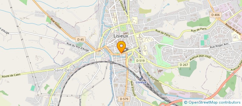 localisation de l'entreprise SCI GUERRIER à LISIEUX