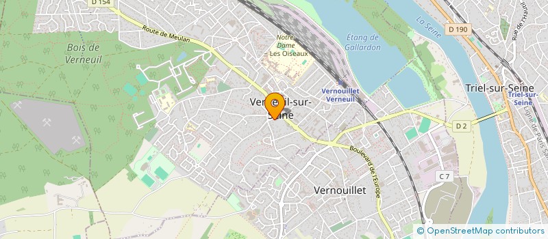 localisation de l'entreprise SCI GUERRIER  VERNEUIL-SUR-SEINE