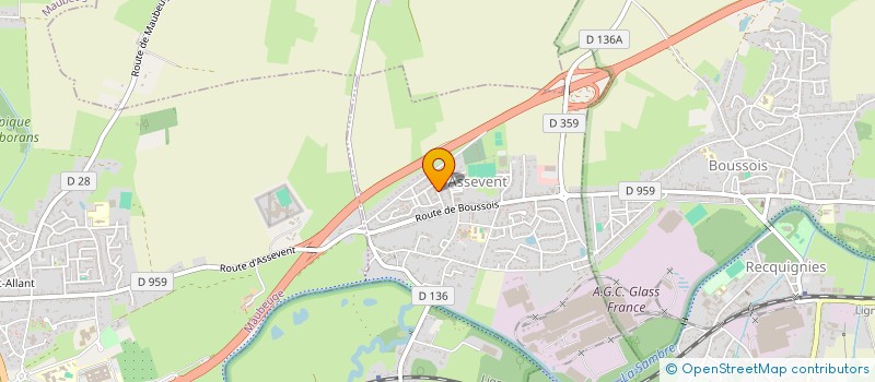 localisation de l'entreprise SCI GUERRIERO  ASSEVENT