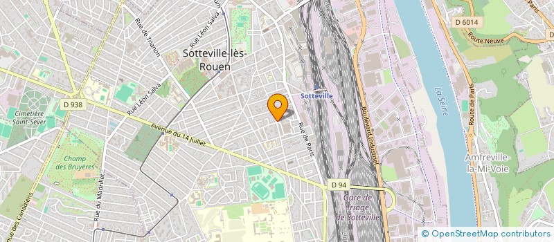 localisation de l'entreprise SCI GUERROUF  SOTTEVILLE-LES-ROUEN