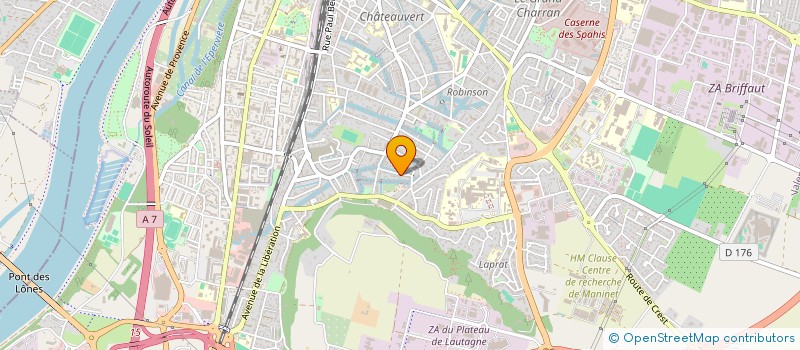 localisation de l'entreprise SCI GUERRY à VALENCE