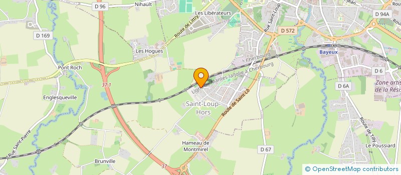 localisation de l'entreprise SCI GUERSIM  SAINT-LOUP-HORS