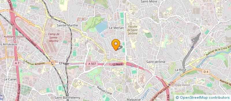 localisation de l'entreprise SCI GUERZIZ à MARSEILLE