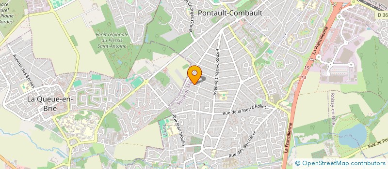 localisation de l'entreprise SCI GUESS HOME à PONTAULT-COMBAULT