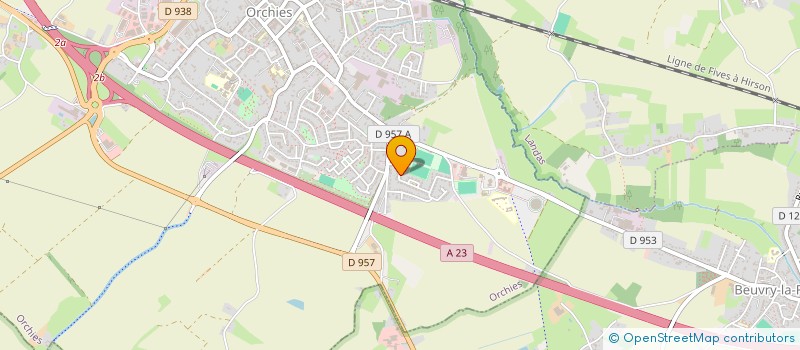 localisation de l'entreprise SCI GUEST INVEST  ORCHIES