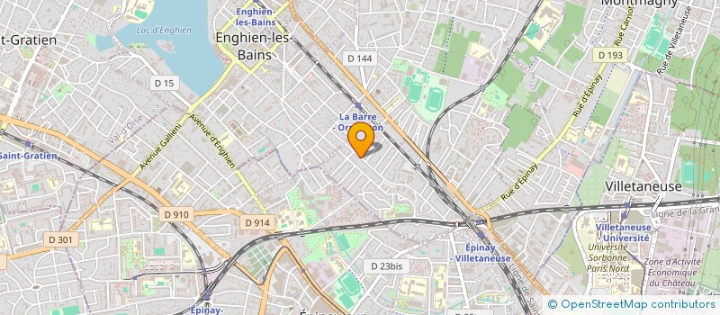 localisation de l'entreprise SCI GUEVEL-GRAZIANI  DEUIL-LA-BARRE