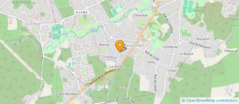 localisation de l'entreprise SCI GUEYE AELE  GRADIGNAN