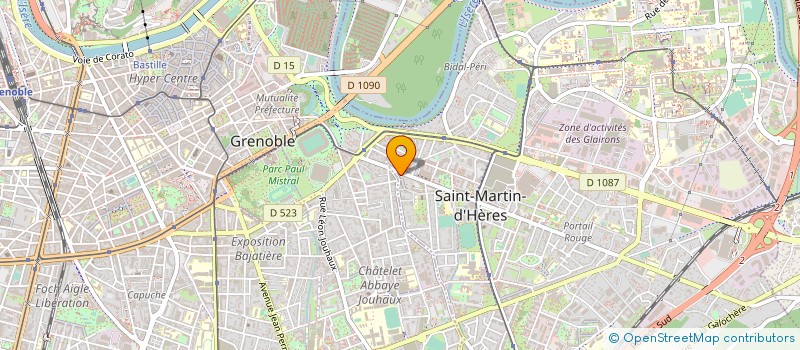 localisation de l'entreprise SCI GUEYMARD  SAINT-MARTIN-D'HERES