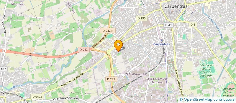 localisation de l'entreprise SCI GUEZ BASILIC  CARPENTRAS