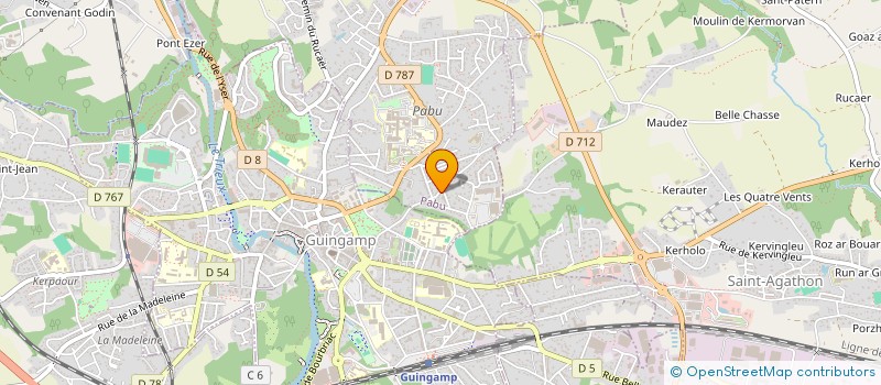 localisation de l'entreprise SCI GUEZET  PABU