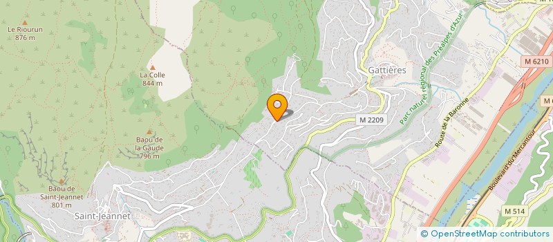 localisation de l'entreprise SCI GUEZGUEZ FAMILY  GATTIERES