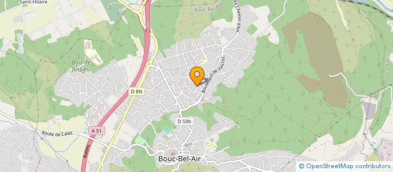 localisation de l'entreprise SCI GUFREL 01 à BOUC-BEL-AIR