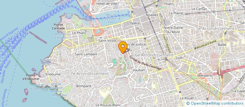 localisation de l'entreprise SCI GUGLIERMINA à MARSEILLE
