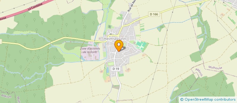 localisation de l'entreprise SCI GUGNUSS  HEIMSBRUNN