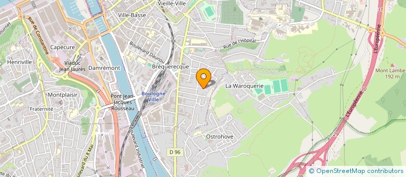 localisation de l'entreprise SCI GUHENE  BOULOGNE-SUR-MER