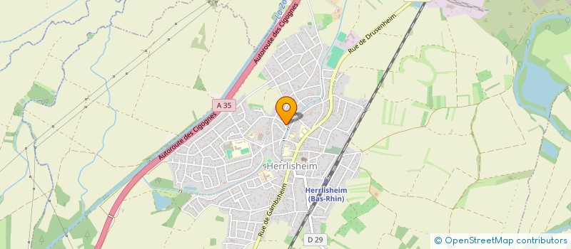 localisation de l'entreprise SCI GUHMANN  HERRLISHEIM