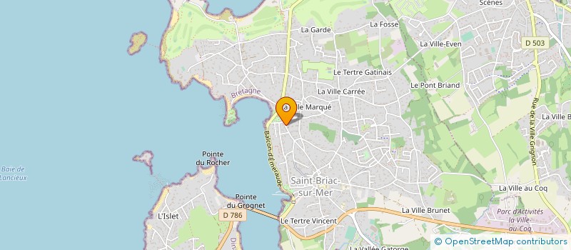 localisation de l'entreprise SCI GUI  SAINT-BRIAC-SUR-MER