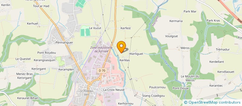 localisation de l'entreprise SCI GUIALE  CONCARNEAU