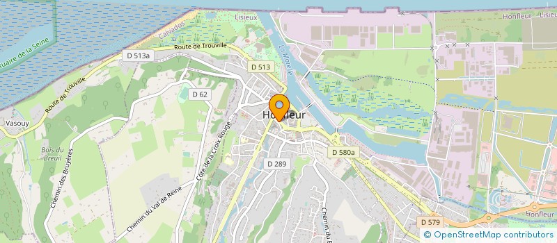 localisation de l'entreprise SCI GUIALEX à HONFLEUR
